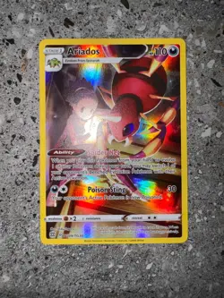 Pokemon TCG Ariados TG09/TG30 Brilliant Stars Trainer Gallery Art Rare NM-M - Image 3