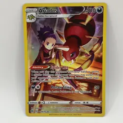 Pokemon Sword & Shield Brilliant Stars Trainer Gallery Ariados TG09/TG30 NM - Image 1
