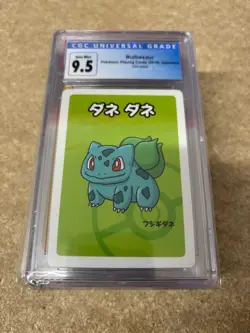 Pokemon Cards - CGC 9.5 Bulbasaur Japanese Playing Card - eBay Live - Image 1