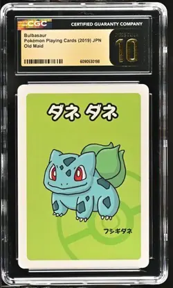 Pokemon Bulbasaur Old Maid Playing Card CGC 10 Pristine Japanese - Image 1
