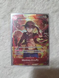 One Piece Monkey.D.Luffy ST10-006 SR Super Rare Sealed Promo Card English Mint - Image 1