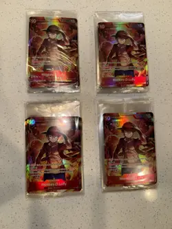 Lot of 40 Sealed Promo One Piece Card Treasure Booster Monkey.D.Luffy ST10-006 - Image 2