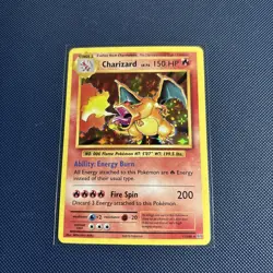 Pokemon TCG Charizard Evolutions Holo Rare Card 11/108 LP-NM Condition - Image 1