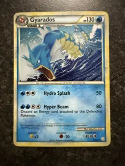 Gyarados 4/123 Holo HeartGold SoulSilver Pokemon Card Pokemon TCG - Image 1