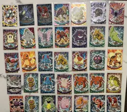 Vintage 1999 Pokemon Topps Card Lot (35) including 6x Rare Chrome - Image 1