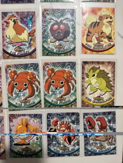 Vintage 1999 Pokemon Topps Card Lot (35) including 6x Rare Chrome - Image 2