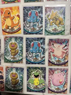 Vintage 1999 Pokemon Topps Card Lot (35) including 6x Rare Chrome - Image 3