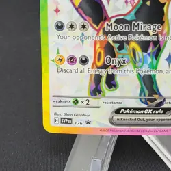 Pokemon Umbreon ex SVP 176 Sv: Scarlet & Violet Promo Card Holo LP - Image 4