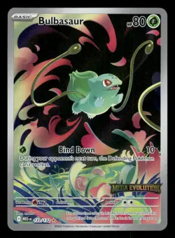 Bulbasaur - (Mega Evolution Stamped) Illustration Rare Holo Miscellaneous Cards - Image 1