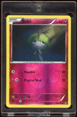 2015 Pokemon TCG XY Breakthrough Ralts Reverse Holo Card #100/162 - Image 1