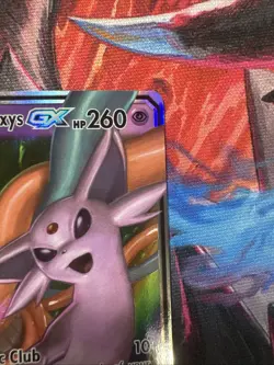 Espeon & Deoxys GX 72/236 Tag Team Unified Minds Pokemon Card Ultra Rare Holo - Image 3