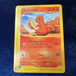 Charmander 97/165 Expedition Pokemon E Series Card Vintage 2002 - Image 1