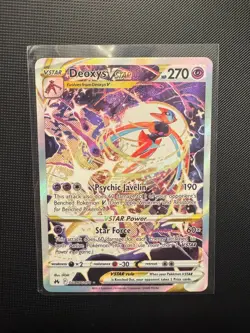 Pokemon Deoxys VSTAR GG46/GG70 Crown Zenith: Galarian Gallery Holo TCG Card - Image 2