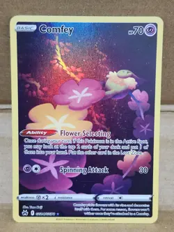 Comfey GG14/GG70 Crown Zenith: Galarian Gallery Rare Holo - Pokemon Card - Image 1