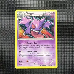 Pokemon TCG Gengar - 60/162 Holo Rare Card XY Breakthrough Set - Lightly Played - Image 1