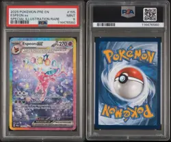 Espeon EX 2025 Pokemon PRE Prismatic Evolutions SIR 155/131 PSA 9 Mint - Image 3