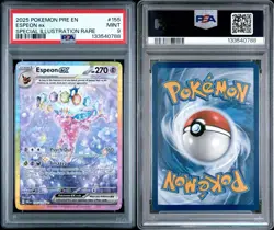 Espeon EX 2025 Pokemon PRE Prismatic Evolutions SIR 155/131 PSA 9 MINT - Image 3