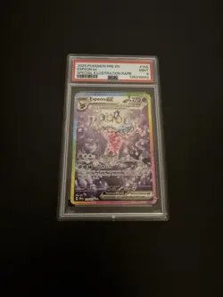 2025 POKEMON PRISMATIC EVOLUTIONS #155 ESPEON EX PSA 9, REGRADE CANDIDATE - Image 1