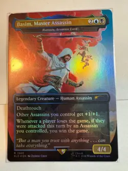 Basim, Master Assassin - Ramses, Assassin Lord (Rainbow Foil) Secret Lair NM - Image 1