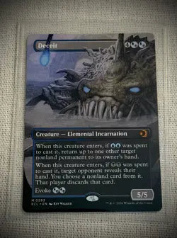 Deceit - (Borderless) Lorwyn Eclipsed Regular - M 0293 Mtg 2026 - Image 1