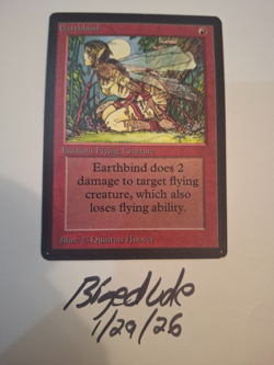 MTG Beta Earthbind - See Pics for Condition - bigedude - Image 1