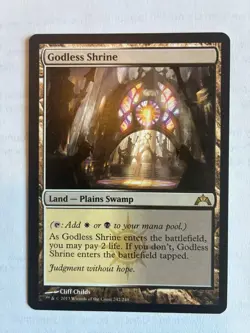 Godless Shrine Gatecrash Regular NM Magic The Gathering MTG Near Mint Condition - Image 1