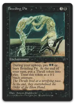 Breeding Pit (LP) Fallen Empires FEM Magic MTG - Image 1