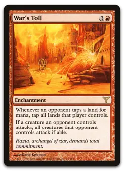 War's Toll #77 (LP) Dissension DIS Magic MTG - Image 1