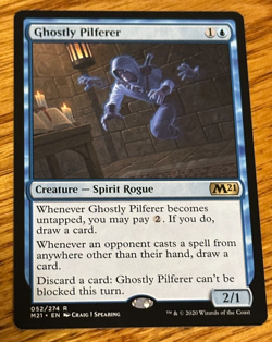 MTG Core Set 21, Ghostly Pilferer - Image 1