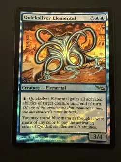 FOIL Quicksilver Elemental MTG Mirrodin NM English - Image 1
