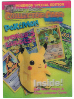 1999 Mary Beth's Collector Card World Lenticular Covers Pikachu Pokemon Card - Image 1