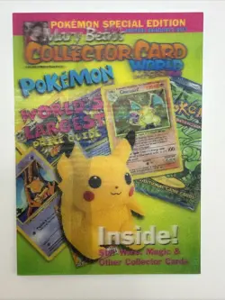 1999 Mary Beth's Collector Card World Lenticular Covers Pikachu Pokemon Card - Image 3