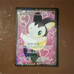 Pokemon Emolga Legendary Treasures RC23/RC25 Basic 70HP Full Art Holo Ultra Rare - Image 1