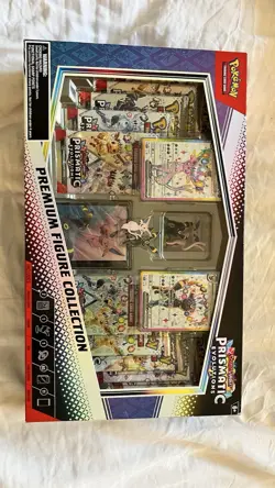 Pokemon TCG Prismatic Evolutions Premium Figure Collection Box New Sealed - Image 1