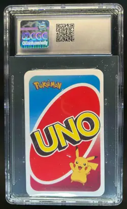 2019 Pokemon Playing Cards Zamazenta Pocket UNO 8 Red CGC 9.5 - Image 2