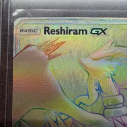 Reshiram GX 71/70 Rainbow Secret Rare Pokemon Dragon Majesty English NM - Image 5