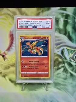 2022 Black Star Promo Special Delivery Charizard 075 Pokemon Center Holo Psa 9 - Image 1