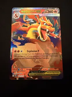 Pokemon Mega Charizard Y Ex Mega Evolutions- Ascended Heros 022/217 NM - Image 1