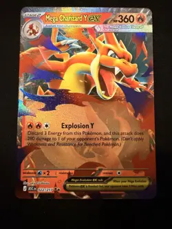 Pokemon Mega Charizard Y Ex Mega Evolutions- Ascended Heros 022/217 NM - Image 3