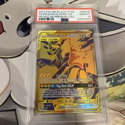 2021 Pikachu & Zekrom GX SM248 Sun Moon Tag Team Black Star Promo Pokemon PSA 10 - Image 2
