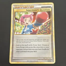 Interviewer’s Questions 79/95 Regular HGSS Call Of Legends Pokemon TCG NM 2011 - Image 1