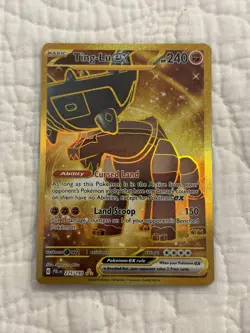 Pokemon TCG Ting-Lu ex Scarlet & Violet - Paldea Evolved 275/193 Holo Hyper Rare - Image 1