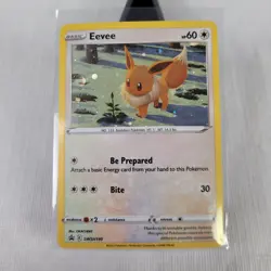 Eevee Cosmo Holo SWSH190 Black Star Promo Pokemon Fast Ship NM/M - Image 1