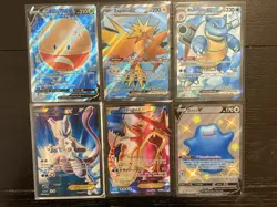 Pokemon Mixed Lot Of 6 Awesome Cards! Pokemon Holo/Art Rare/Illustration - Image 1