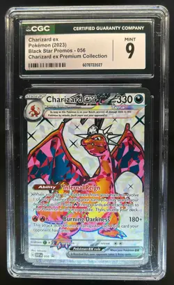 2023-25 Pokemon SV Black Star Promos SVP EN Charizard ex #056 CGC 9 - Image 1