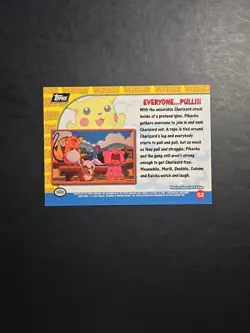 Pokemon Topps Pikachus Vacation Every One...Pull!!! #52 LP - Image 2