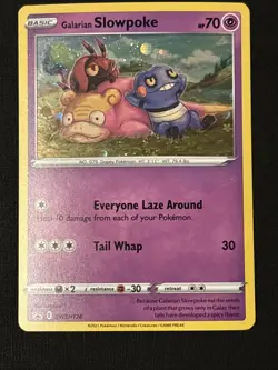 Pokemon TCG: SWSH Promos- Galarian Slowpoke SWSH126. Artist- Sowsow - Image 2
