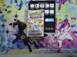 VERY HEAVY! GOD PACKUUU 22.28g Prismatic Evolutions Pokemon TCG Booster (SEALED) - Image 1