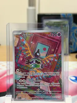 Pokemon TCG Sigilyph 121/086 Illustration Rare SV10.5 White Flare - Image 1