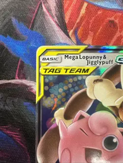 Pokemon TCG Mega Lopunny & Jigglypuff GX 165/236 Cosmic Eclipse 2019 Tag Team - Image 2